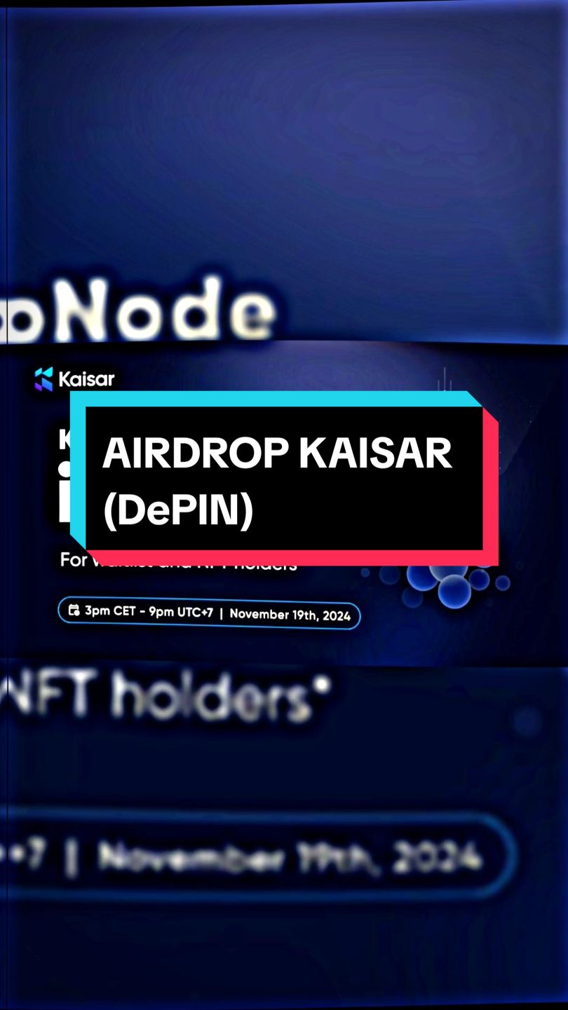 Airdrop kaisar network DePIN | Lapisan Komputasi AI Universal. Komputasi Anda, Mata Uang Anda. gaskan!! #airdroppotensial #airdrop #airdroptesnet #extension 