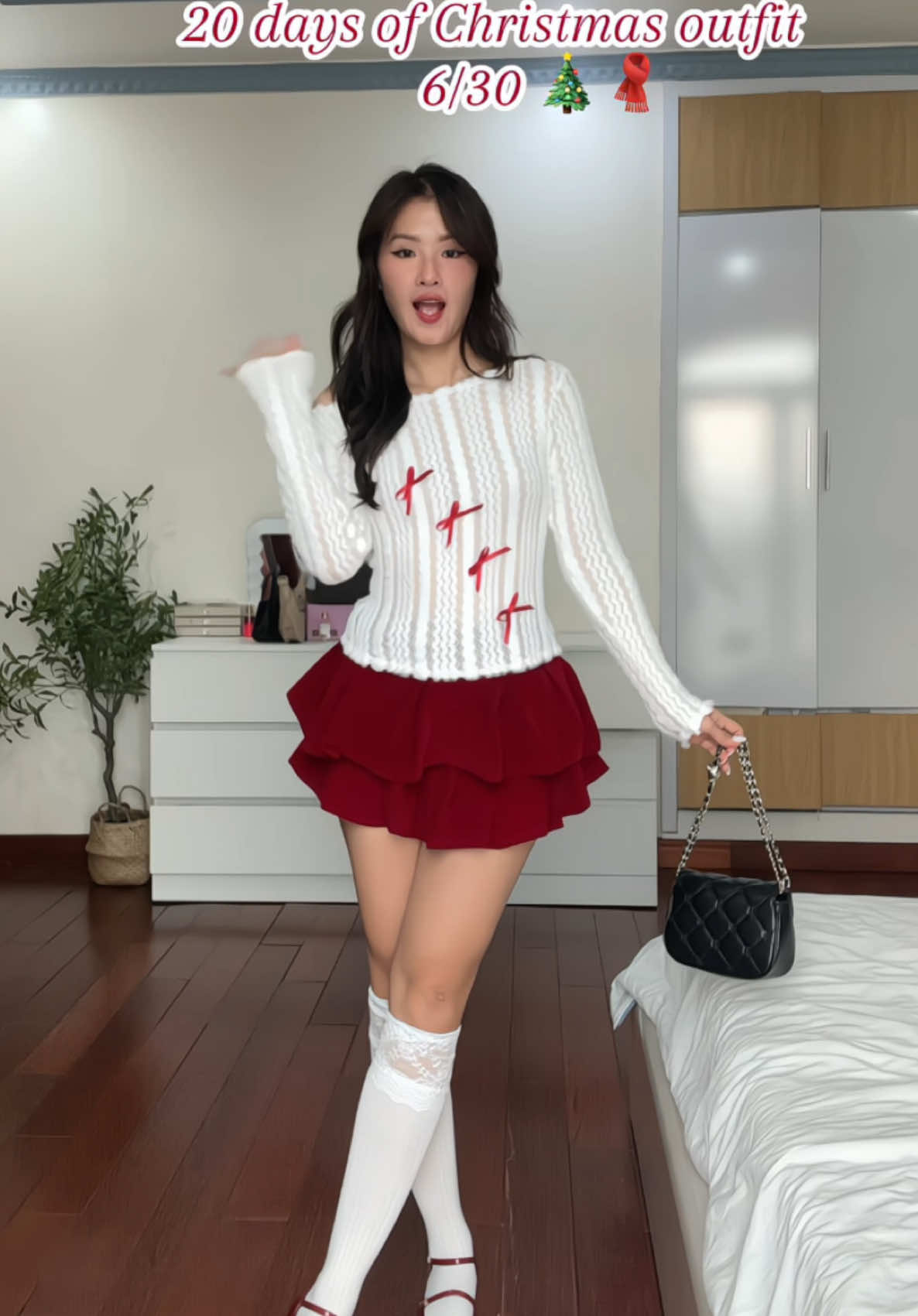 Its time for christmas 💯🎄☃️❄️🧑🏻‍🎄 #xuhuong #christmasoutfit #noel #setdoxinh #mixandmatch #outfit  