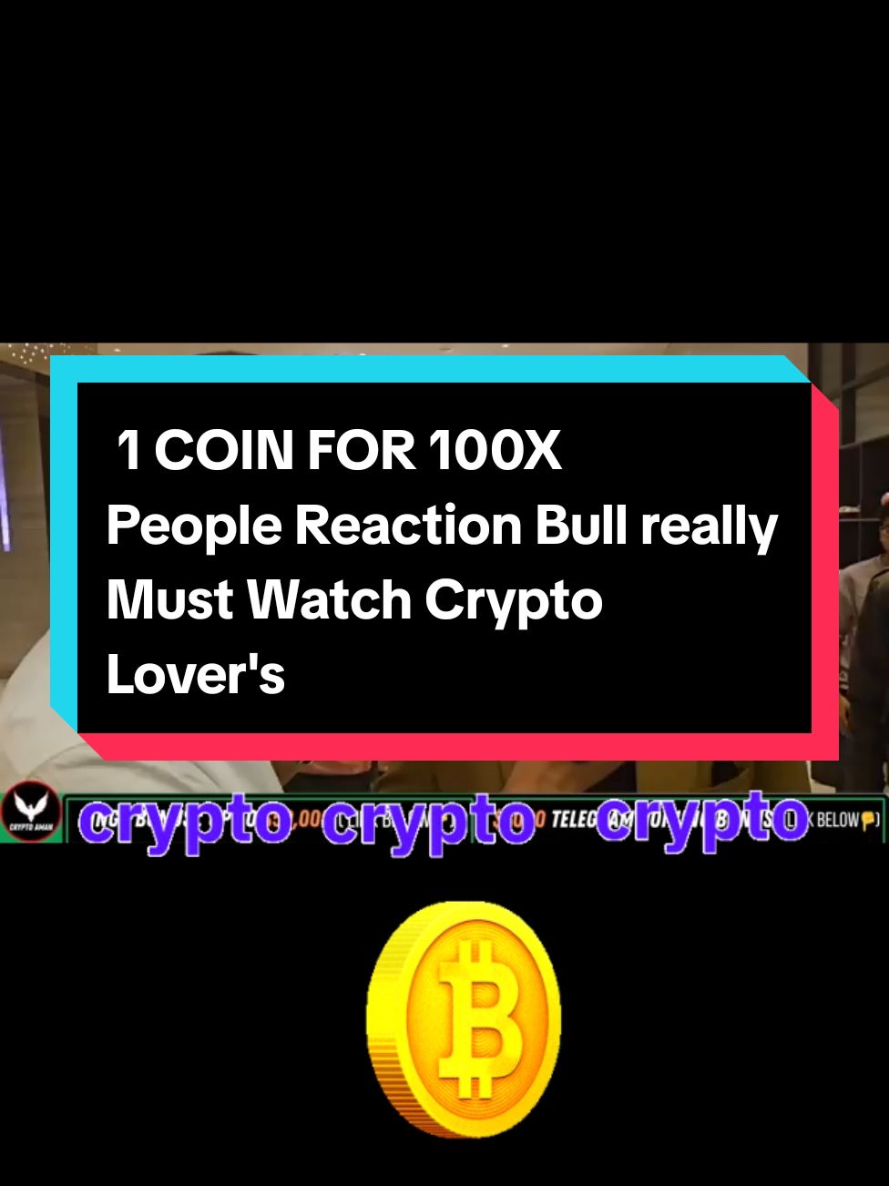  1 COIN FOR 100X People Reaction Bull really  Must Watch Crypto Lover's  #cryptotvchannel #crypto #bullrun #btc #bitcoin #binance #altcoin 