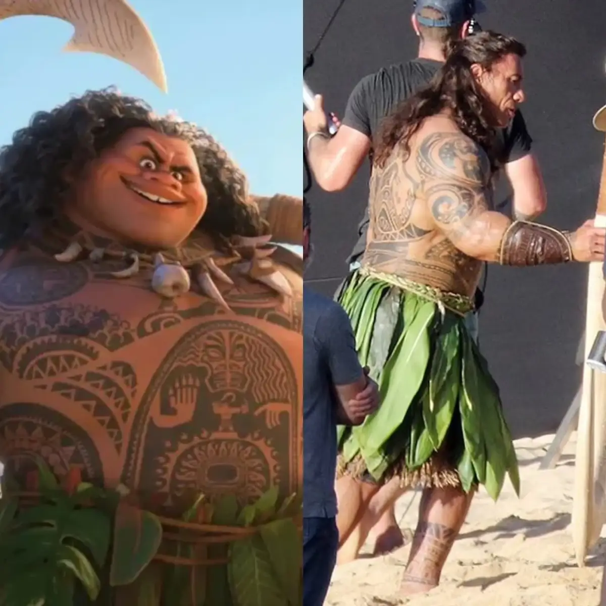 Depois de dublar o personagem na animação Moana, agora nosso querido The Rock também irá interpretar o personagem no live action. É estranho ver The Rock cabeludo, mas isso tá bom demais. 😂 . . . #therock #moana #moanaliveaction #disney #dwaynejohnson #maui #culturapop #mundogeek 