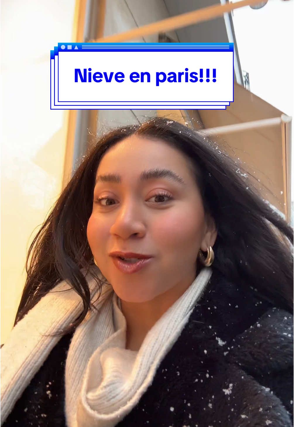 LA PRIMERA NEVADA EN PARIS ‼️‼️ #paris #latina #mexicanoseneuropa #viral #shockcultural #longervideo #content #storytime #parati 