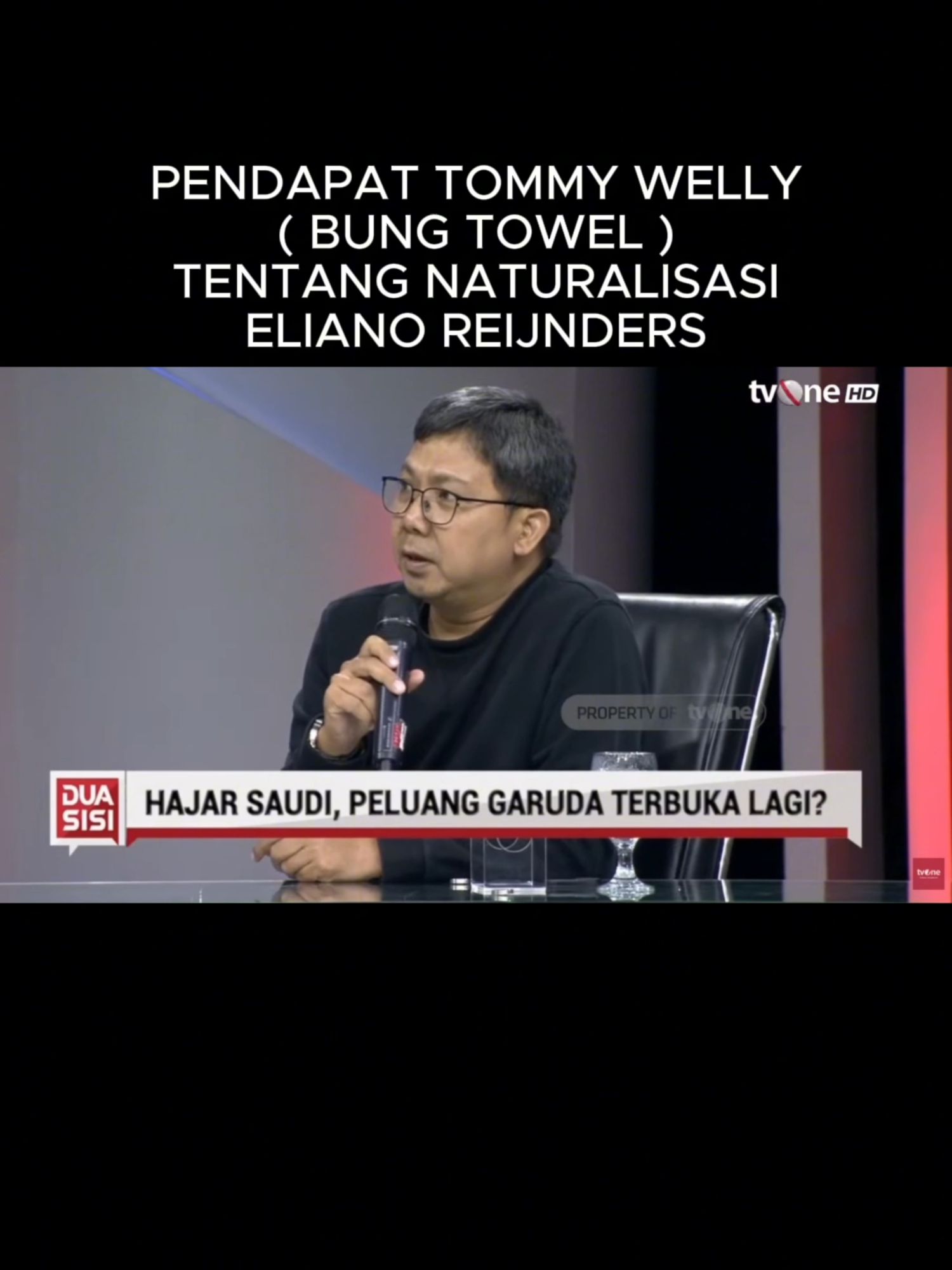 Source : TVONE Pendapat bung towel tentang naturalisasi Eliano Reijnders #timnas#timnasindonesia #elianoreijnders #bungtowel #sty #shintaeyong