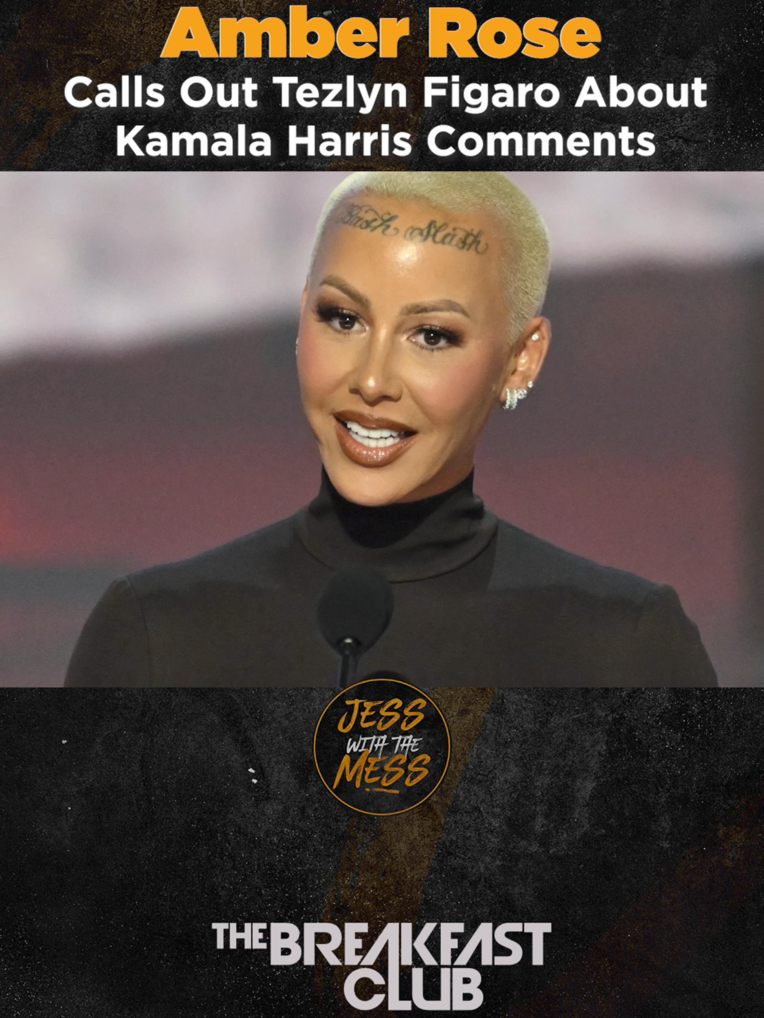 The Gworls 💅🏽 were going back and forth in the comments ! #AmberRose @'s @tezlynfigaro in the about her claims made during her interview w/ #TheBreakfastClub on the black women's ability to become president! Listen in to #JessWithTheMess
