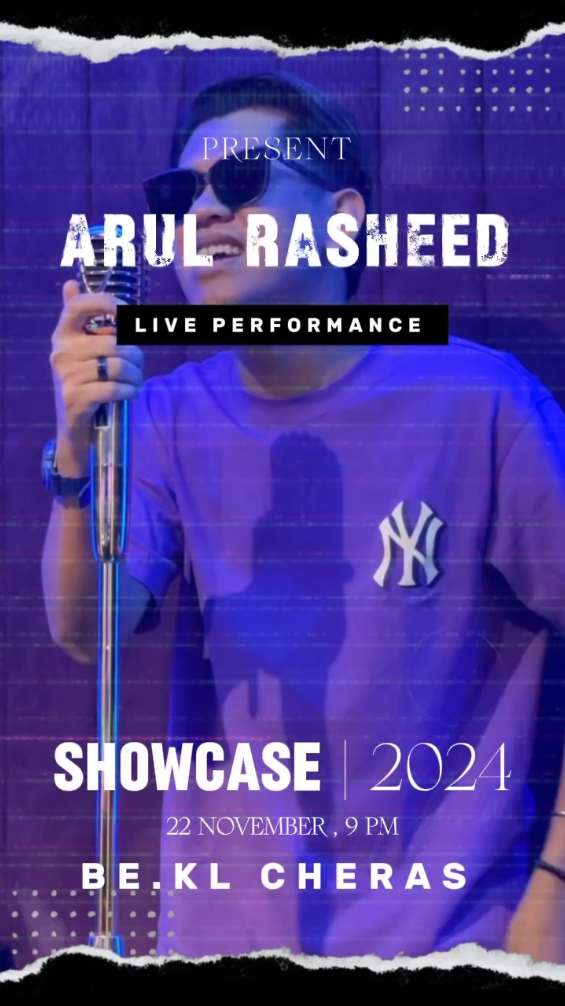 IT'S HAPPENING TOMORROW ❗🔥🔥 ENJOY THE PERFORMANCE KORG 🫡 SELALU TGK DALAM LIVE JE KAN, JGN LEPASKAN PELUANG JOIN SHOWCASE ARUL RASHEED 🔥 p/s: rasanya masih boleh dapatkan ticket d bio TikTok/IG Arul Rasheed  #arulrasheed #arul #AR #support #showcase #liveinkl #trending #laroca #fyp #fypage #foryoupage 