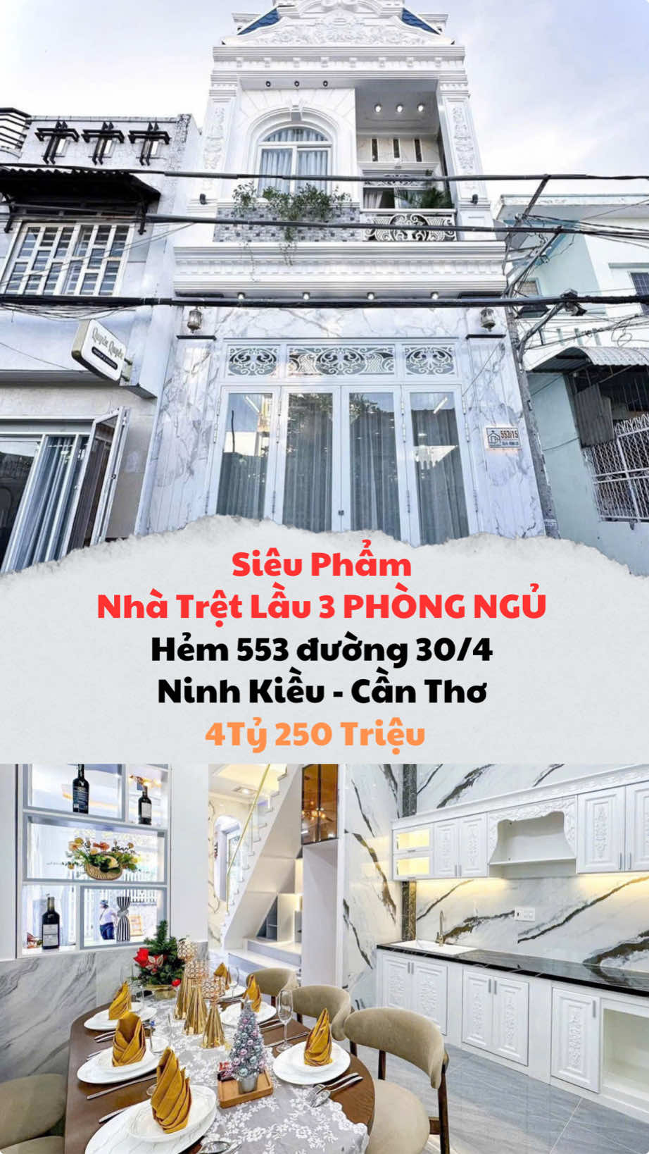 Nhà Hẻm 553 đường 30/4 phường Hưng Lợi Ninh Kiều Cần Thơ #cantho #nhadep #nhadatcantho 