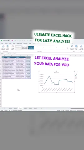 Let Excel analyze your data for you 🔍