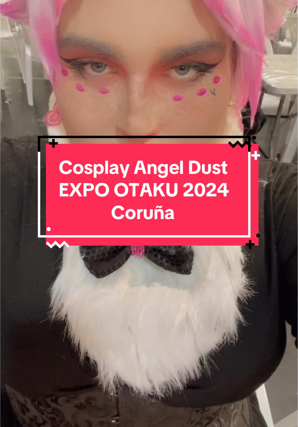 Angel making mischielf 💋💕 #hazbinhotel #angeldust #cosplayangeldust #cosplayhazbinhotel #huskerdust #angelduskhazbinhotel @Hazbin Hotel 