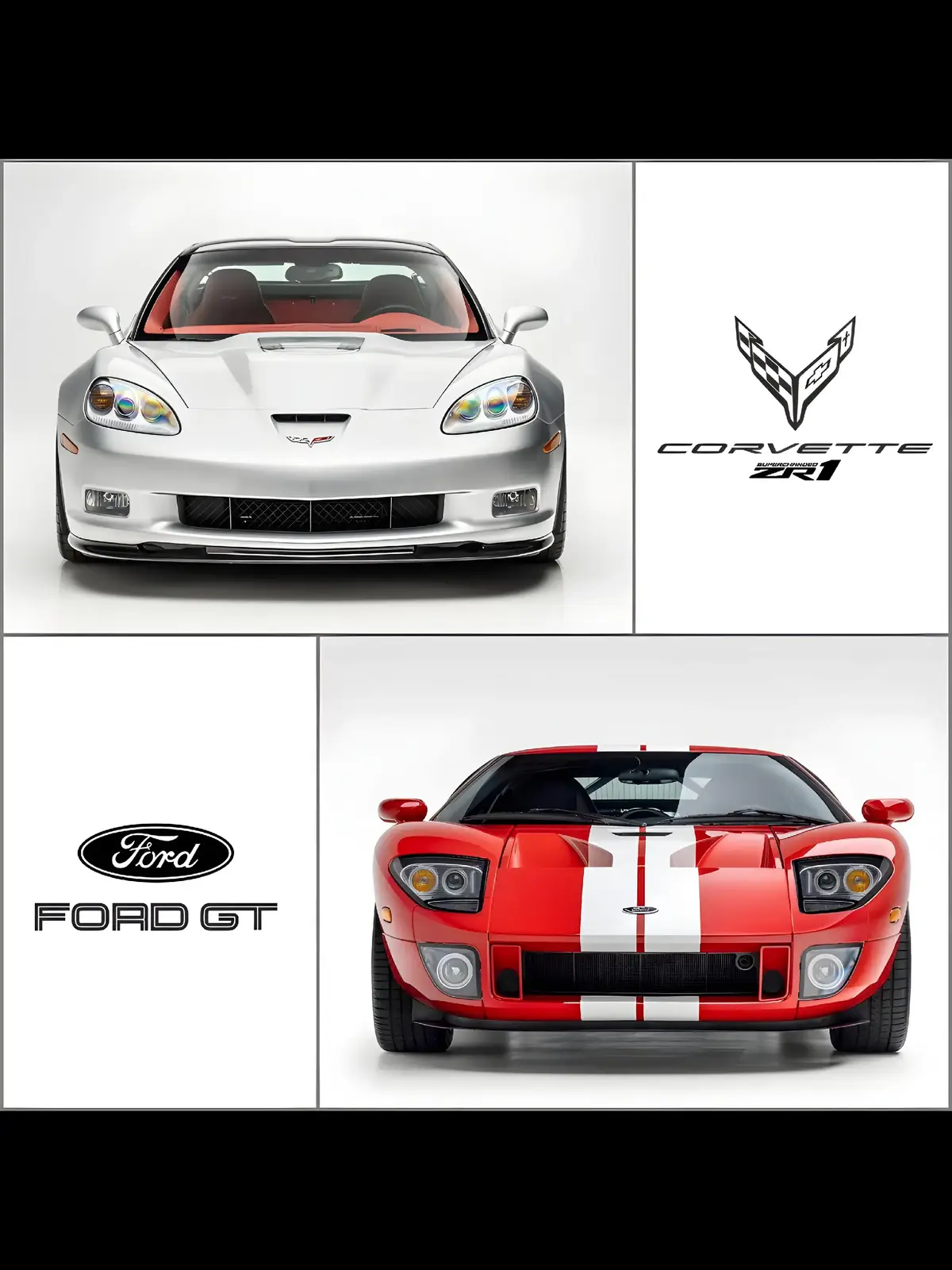 The Chevrolet Corvette C6 ZR1 VS The Ford Gt  #fyp #fypp #f #chevrolet #ford #car 