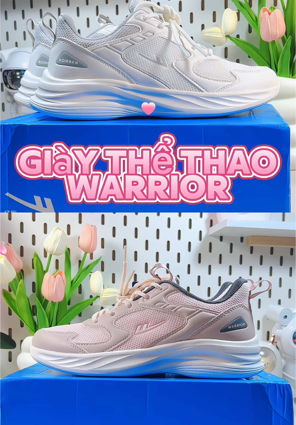 #giaythethao #giaychaybo #giaysieunhe #giaywarrior #xuhuongvideo Giày warrior hãng nội địa Trung thiết kế đẹp, siêu nhẹ cả đôi chỉ 300gam thôi mn. Fom bé nên khi mua mn tăng 1 size nhé ạ