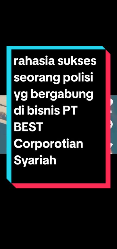 rahasia sukses seorang polisi yg bergabung di bisnis PT BEST Corporotian Syariah  #komunitassahara #peluangusaha #PeluangBisnis #goberkahnoribagobaitullah #bisnisonline #bisnisrumahan 