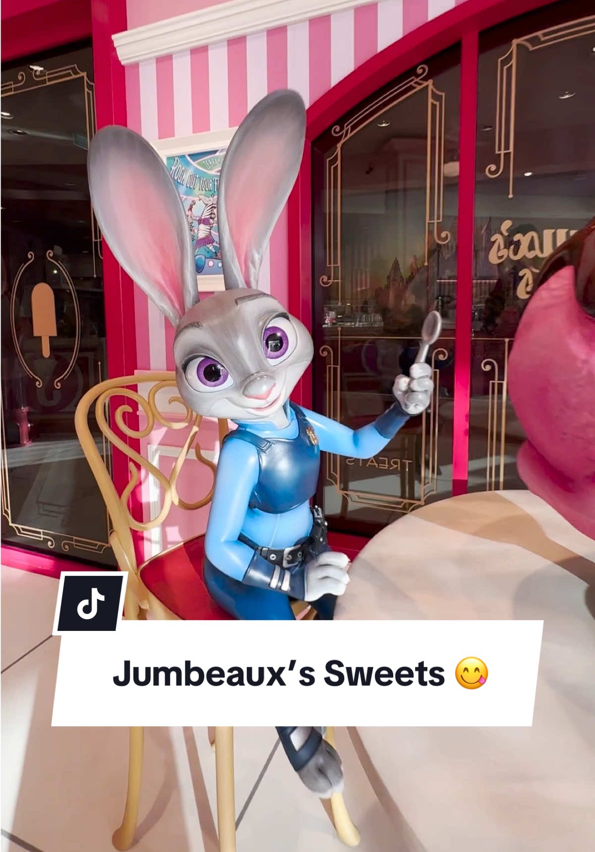 Safe to say everything’s handcrafted in Jumbeaux’s Sweets 😋 #Disney #DisneyParks #DisneyCruiseLine #DisneyTreasure #Zootopia #DisneyCastLife #DisneyEats