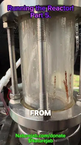 Running the Reactor Part 5! Donate: Naturejab.com/donate $Naturejab #science #naturejab #education #pyrolysis #fyp #viral #cars #foryoupage 