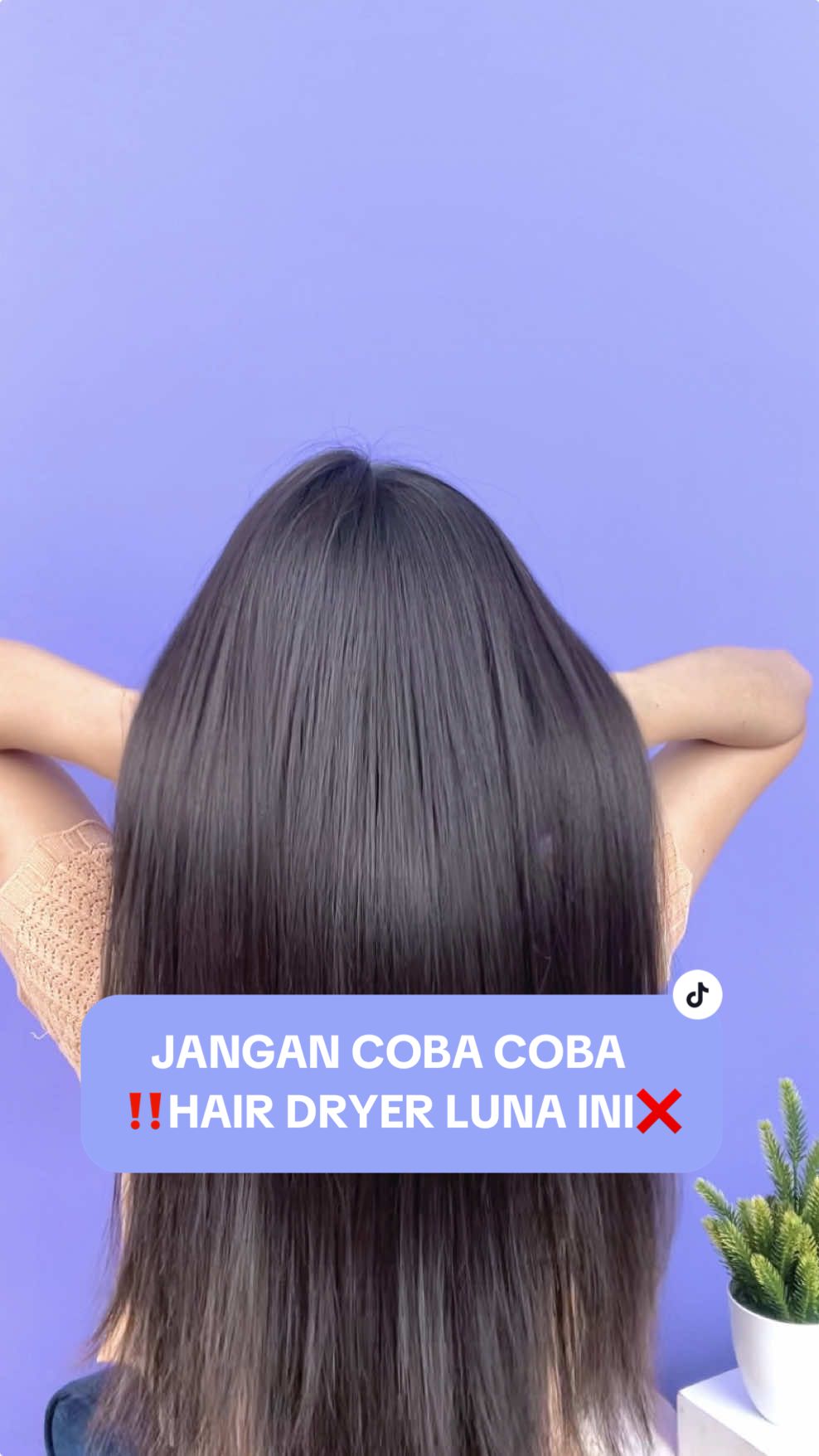 Jangan coba coba #hairdryer ini❌‼️ Mau tau kenapa? Simak videonya Babes👀😎 #NVMEE #hairhack #viral #lunahairdryer #lowwatt #dry #shiny 