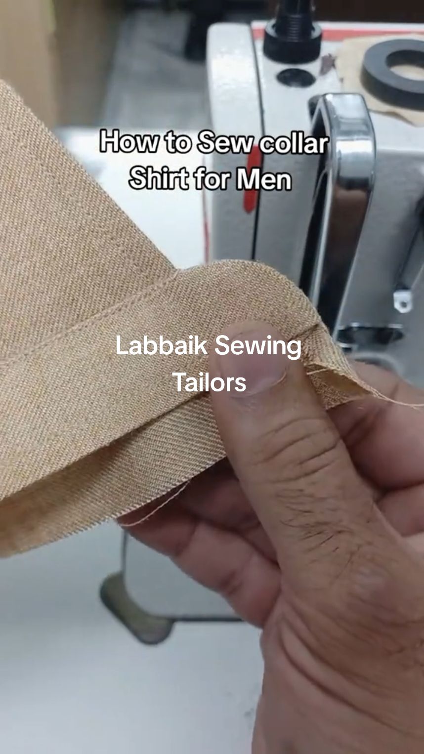 How to Sew collar Shirt for Men || sewing easy tutorial || #shirt #foryou #sewing #fashion #shortsfeed #Howtosew #howtosewshirtcollar #shirtcollar #collar #stitching #kurtadesign #tipsandtricks #forbiggners #beautiful #Placketpiping #Pakistan #shirtpocket #shirtcollar 