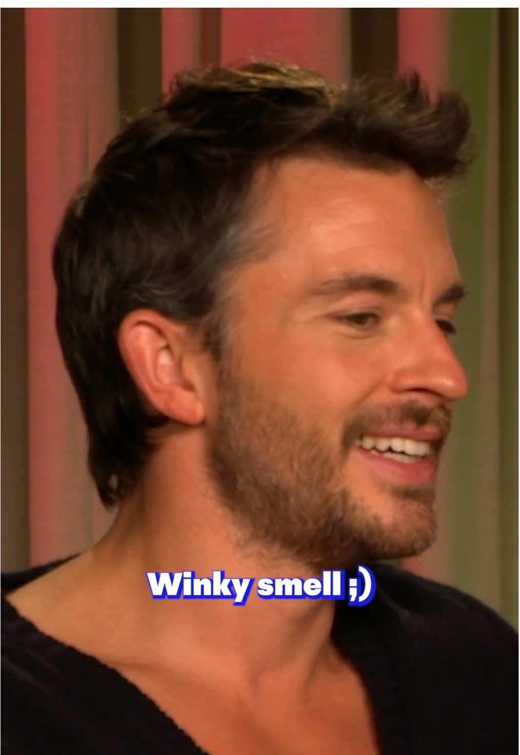 Need this winky spritz immediately ✨ #jonathanbailey #jeffgoldblum #wicked @Wicked Movie @universalpicturesuk @Liv Marks | Celeb Interviewer 