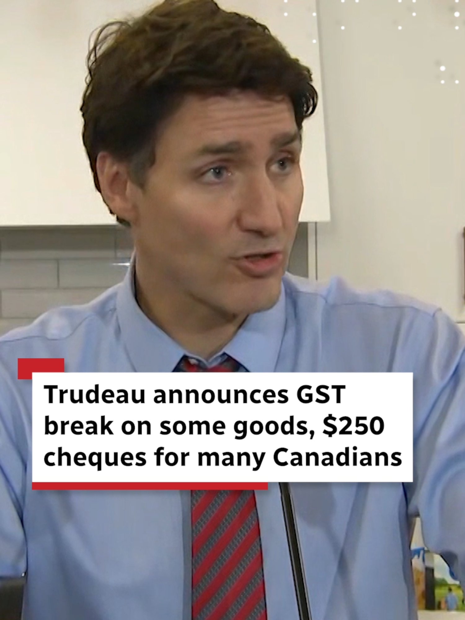 The Liberal government announced a two-month GST break on restaurant meals, beer, wine, children's clothing, toys, Christmas trees and books, among other items. It will also send $250 cheques to about 18.7 million people in Canada who worked in 2023 and earned $150,000 or less. Read the full list of tax-free items at cbcnews.ca. #GST #Trudeau #Liberals #Holidays #NDP #Canada #CBCNews