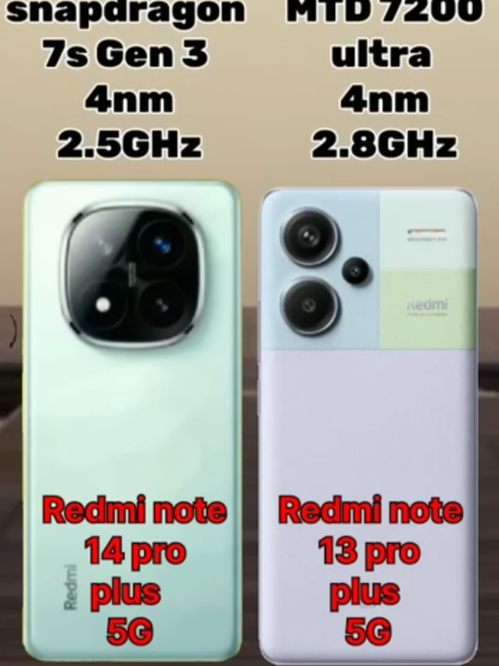 مقارنة شاملة بين Redmi Note 13 Pro Plus و Redmi Note 14 Pro Plus! #ريلمي #هواتف_ذكية #هواتف #RedmiNote14ProPlus #RedmiNote13ProPlus