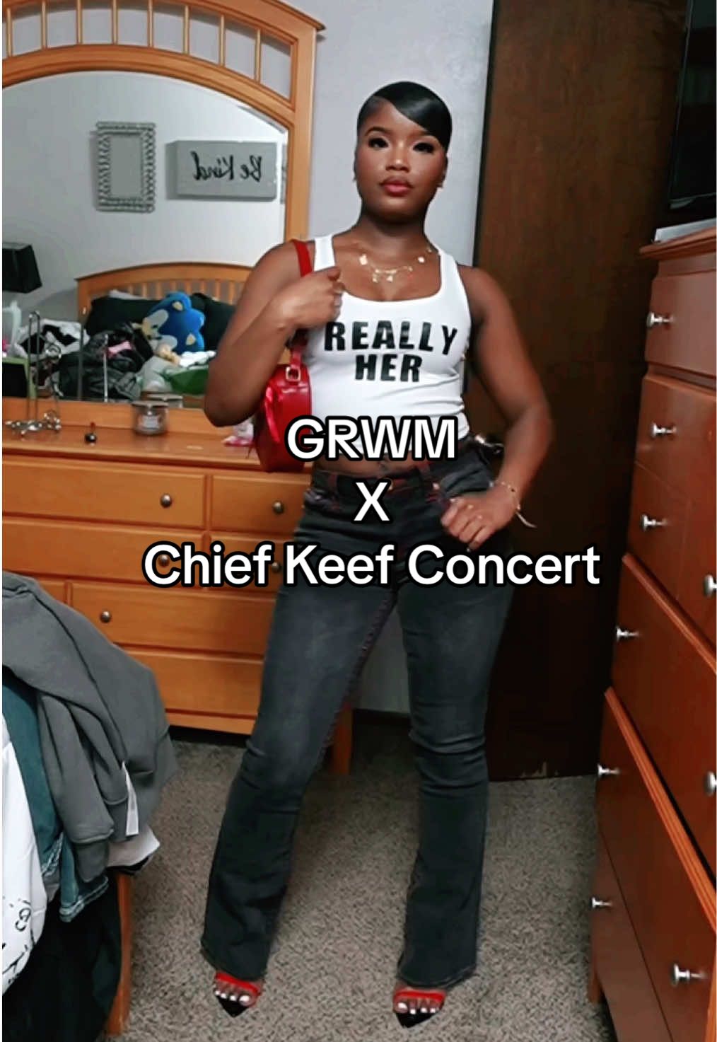 GRWM for the Cheif Keef concert! #grwm #concertoutfit #concertoutfitideas #blackgirltiktok #outfitideas #cheifkeefconcert #OOTD #fyp 