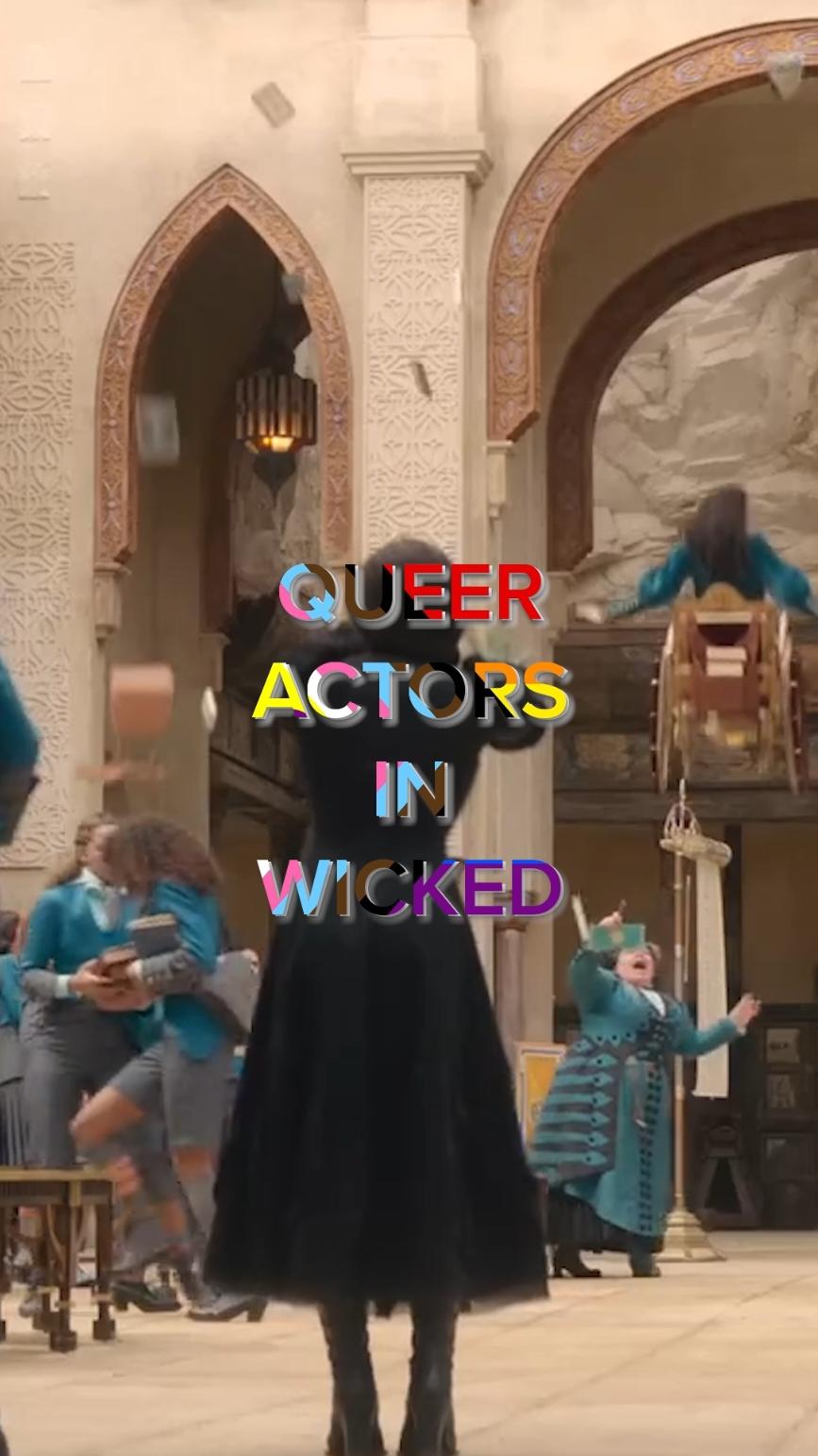 Listing the LGBTQ+ stars in the new Wicked film! 🌈 Who's excited to see this amazing cast shine on screen? 🧙‍♀️ #WickedMovie #Wicked #wickedthemusical #lgbtqia #cynthiaerivo #arianagrande 