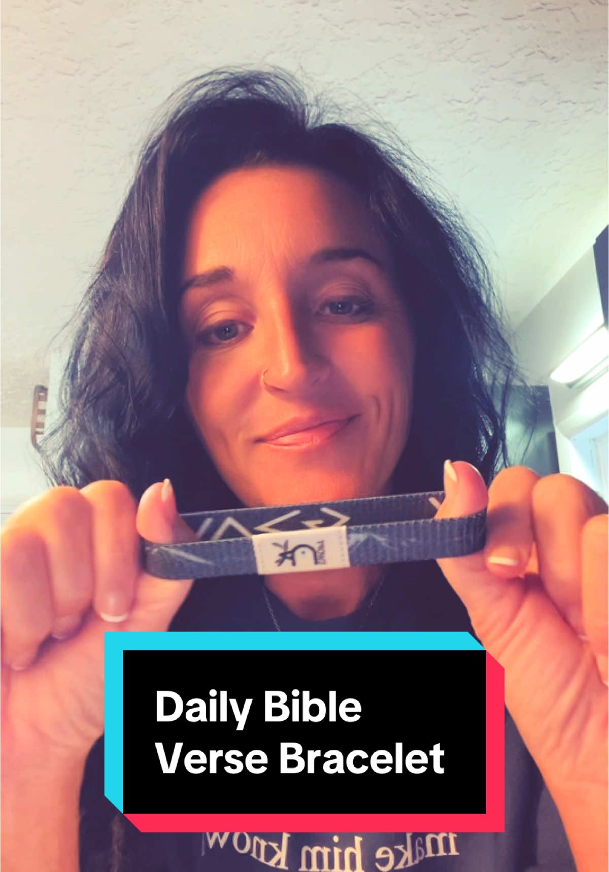 Bible verse bracelet. Just tap to your phone and it will bring up uour daily bible verse! #bible #biblereading #biblebracelet #verseoftheday #ttshopdeals 