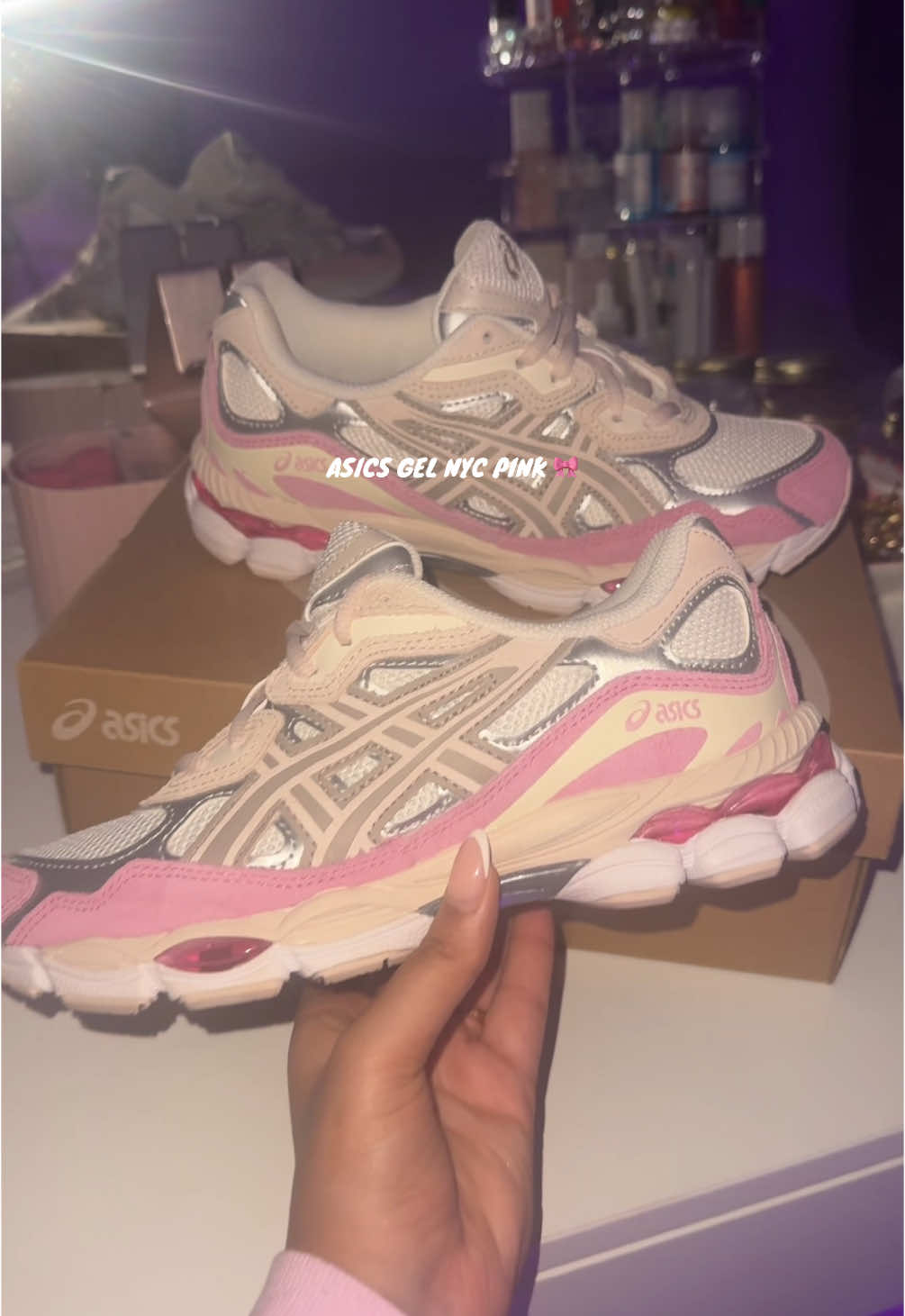 🎀 #sneaker#asics#pink#fyp 