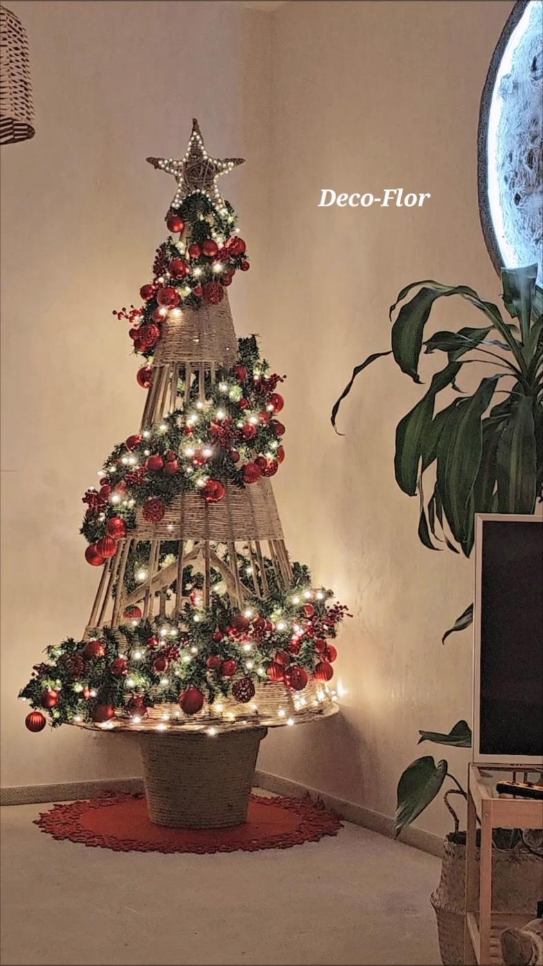 Muchas gracias a todos por sus hermosos comentarios sobre mi árbol. Me alegra que les haya gustado y es muy gratificante saber que ha servido de inspiración para algunos. 🎄🥰🎅⛄️✨️#diyproject #homedecor #diyprojectsideas #christmastree #crist #proccess #winter