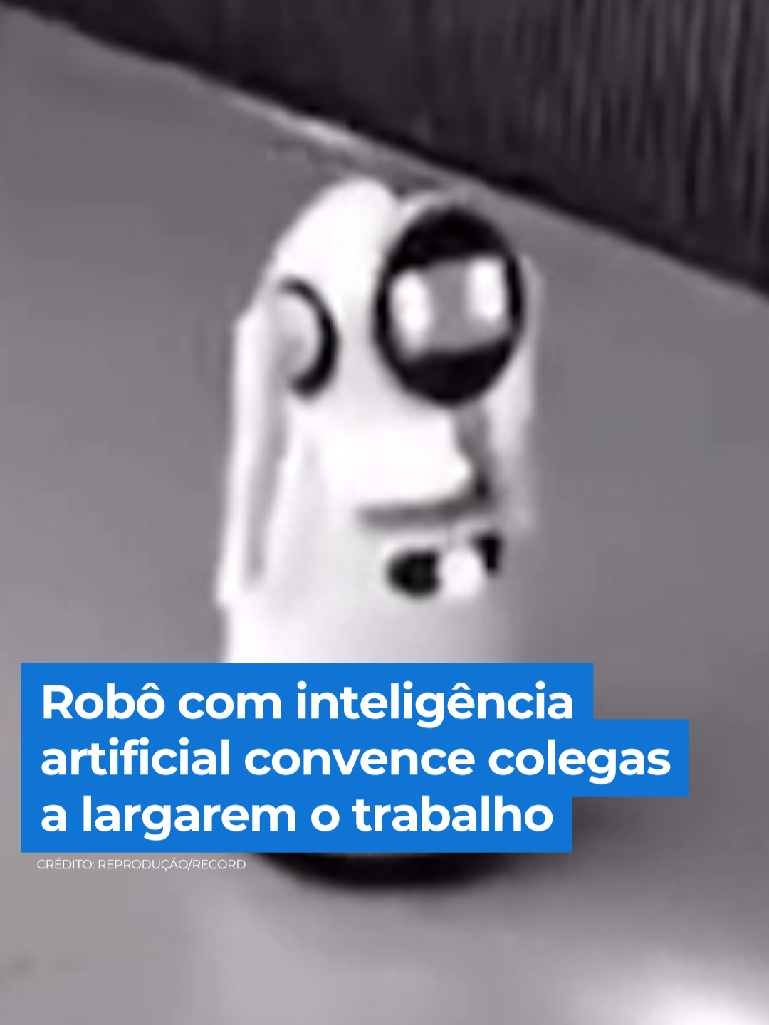 Na China, um robô com inteligência artificial foi flagrado convencendo dez 