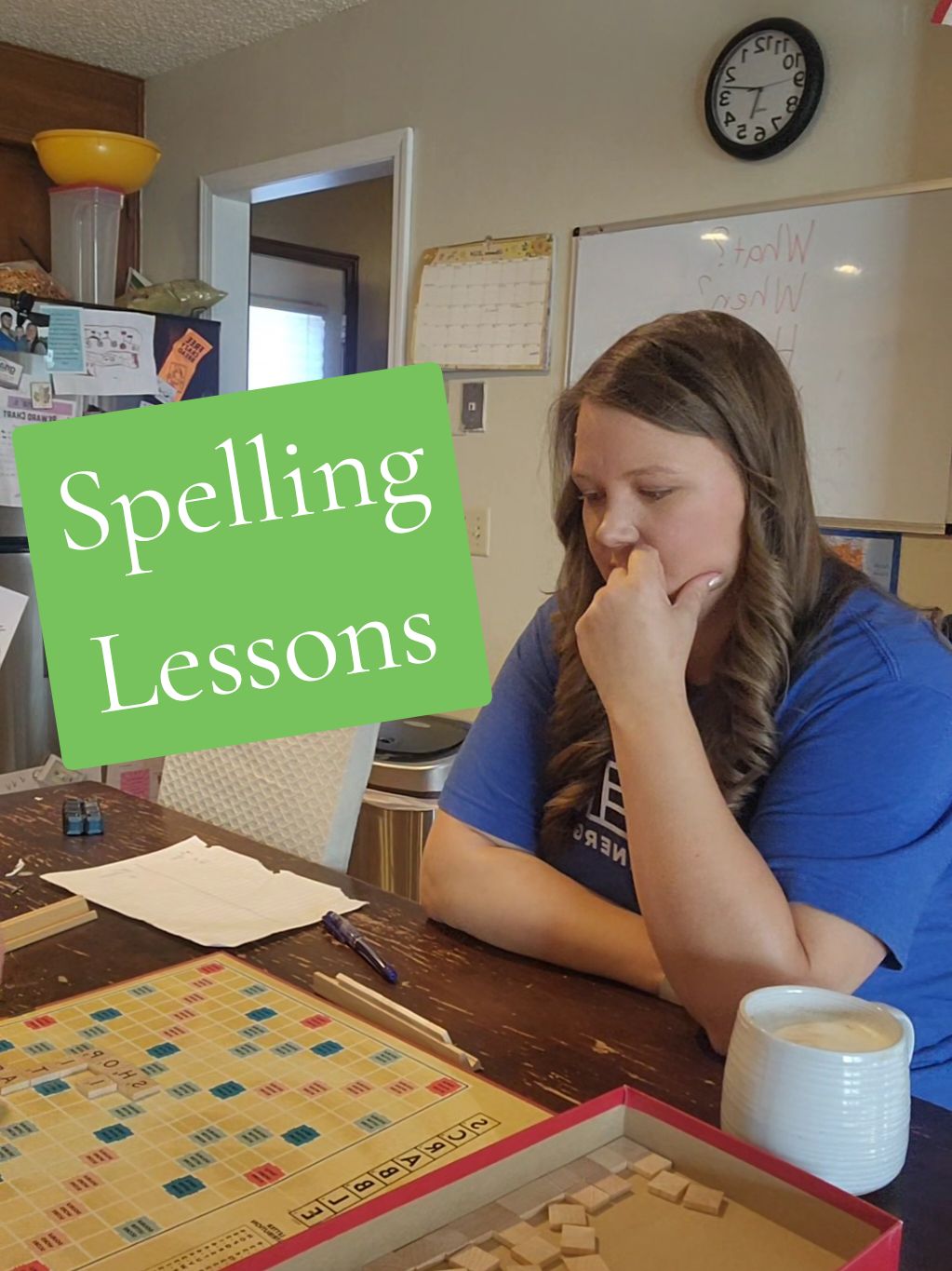 Sometimes learning can be fun and sometimes a game can help facilitate learning! #homeschooling #homeschool #learning #game #scrabble 