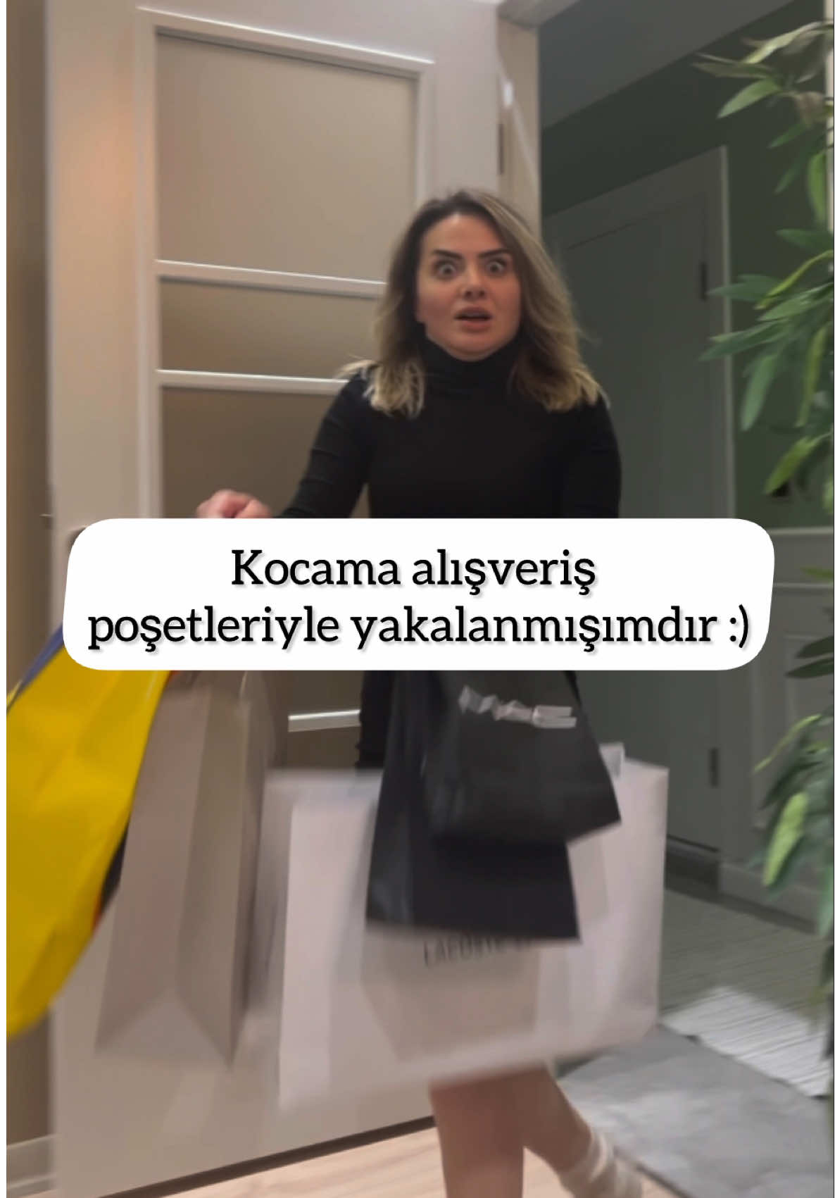 Kocama alışveriş poşetleriyle yakalanmışımdır :)