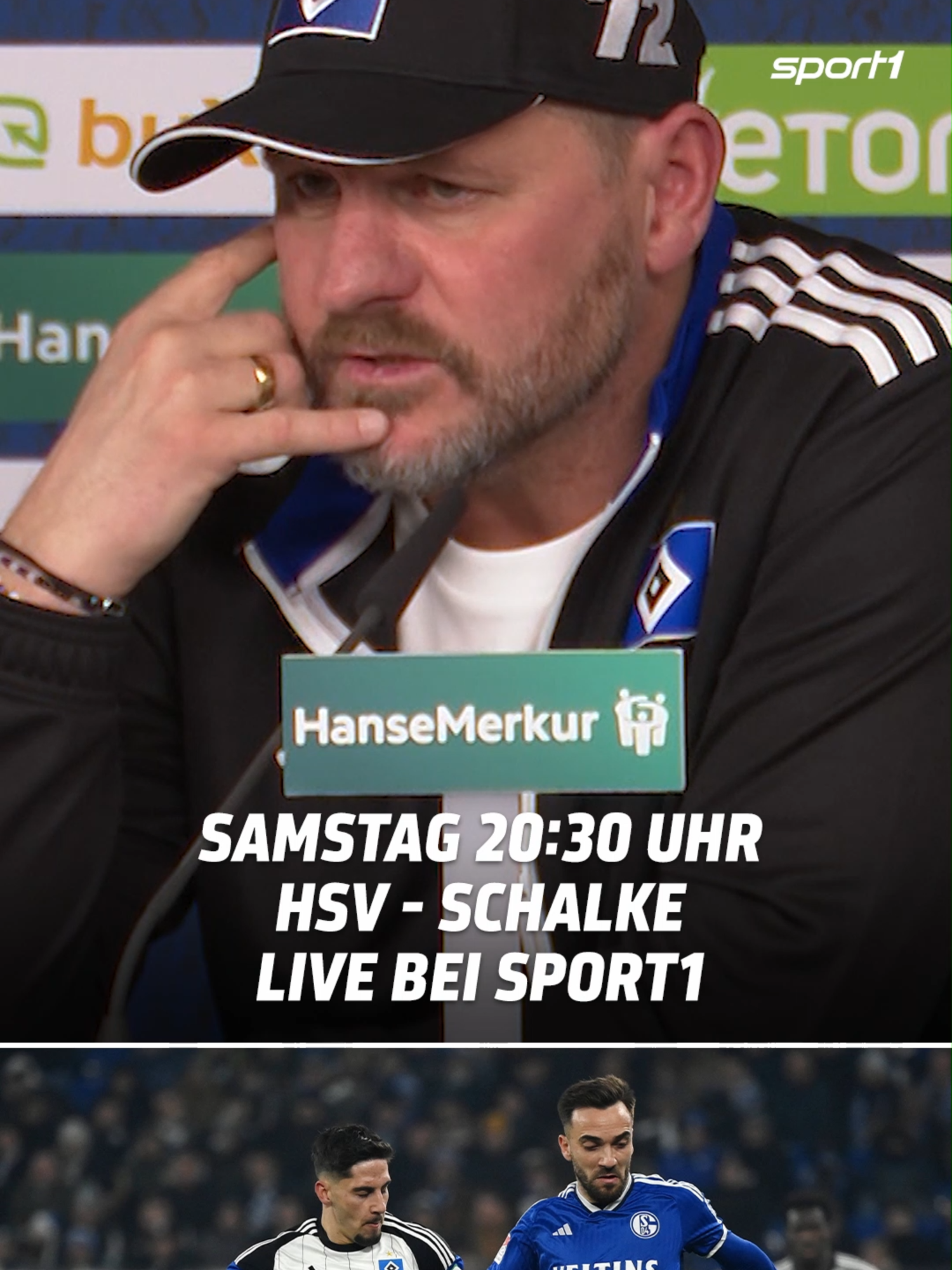 Es ist DAS Traditionsduell in der 2. Bundesliga: Der Hamburger SV empfängt am Samstag Schalke 04! Auch HSV-Coach Steffen Baumgart hat Bock auf diese besondere Partie. Sport1 zeigt das Spiel am Samstag ab 19:30 Uhr im Free-TV, Anpfiff ist um 20:30 Uhr. #sport1 #sport1news #hsv #schalke #2bundesliga