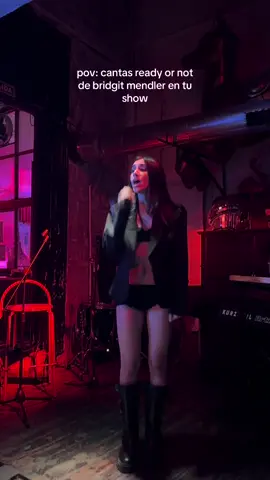 pov: cantas bridgit mendler en tu show #bridgitmendler #readyornot #fyp #cover #acustico #foryou #singing #foryoupage #parati #disneychannel #throwbacksongs 