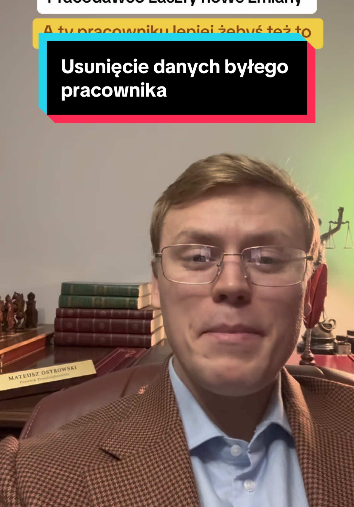 Pracodawca obejrzyj to a ty pracowniku lepiej też żebyś to obejrzał #mecmateuszostrowski #prawnikprzedsiebiorcow #prawnik #prawo