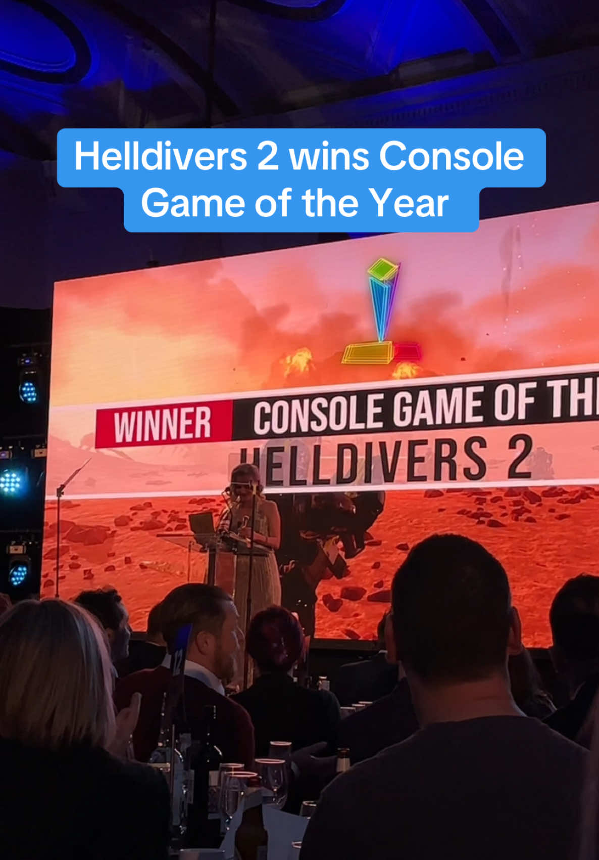 Helldivers 2 has won the award for Console Game of the Year at the Golden Joystick Awards! #helldivers2 #gaming #ps5 #gameawards #helldivers 