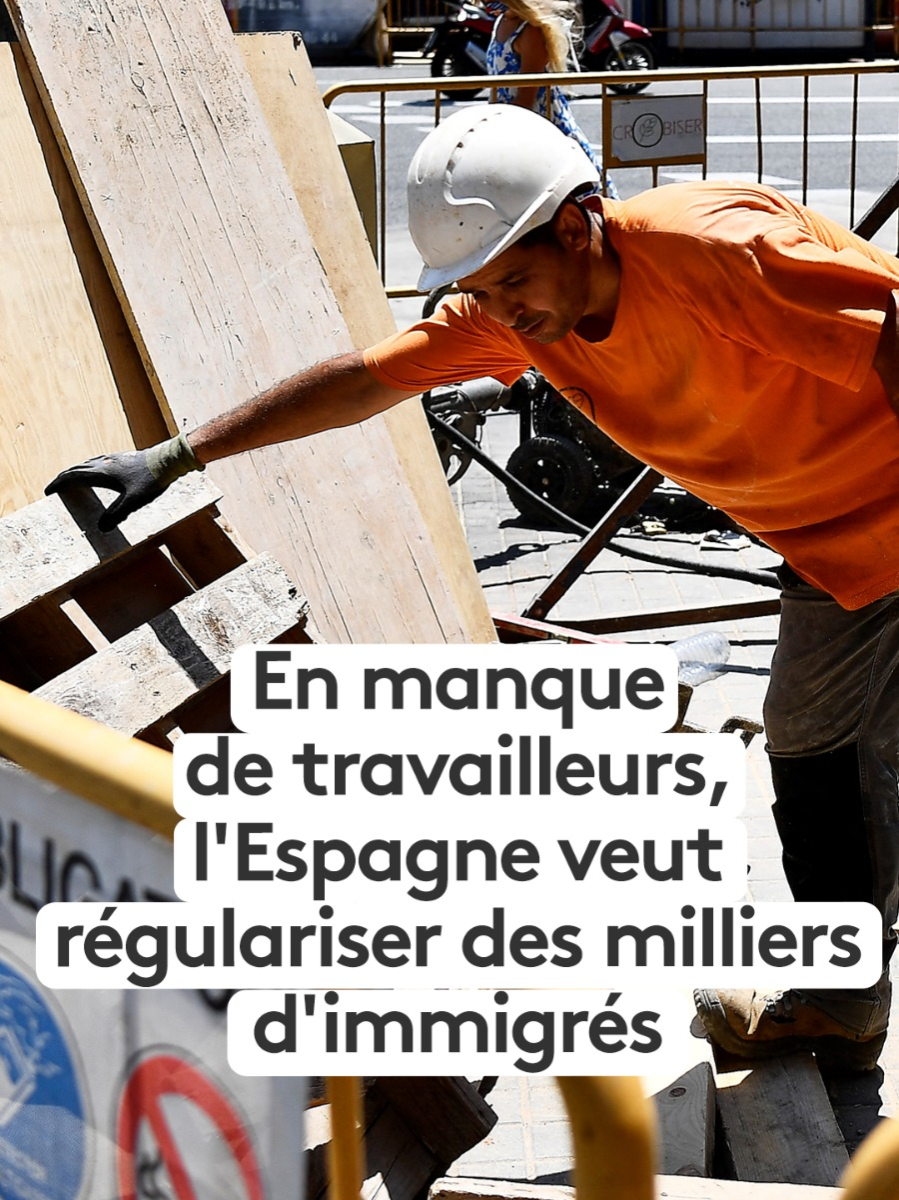 🇪🇸 L'Espagne adopte une réforme pour faciliter la régularisation des étrangers. Le gouvernement espagnol défend sa mesure en avançant des chiffres, et la réalité du marché du travail. #espagne #immigration #travail #économie #franceinfo