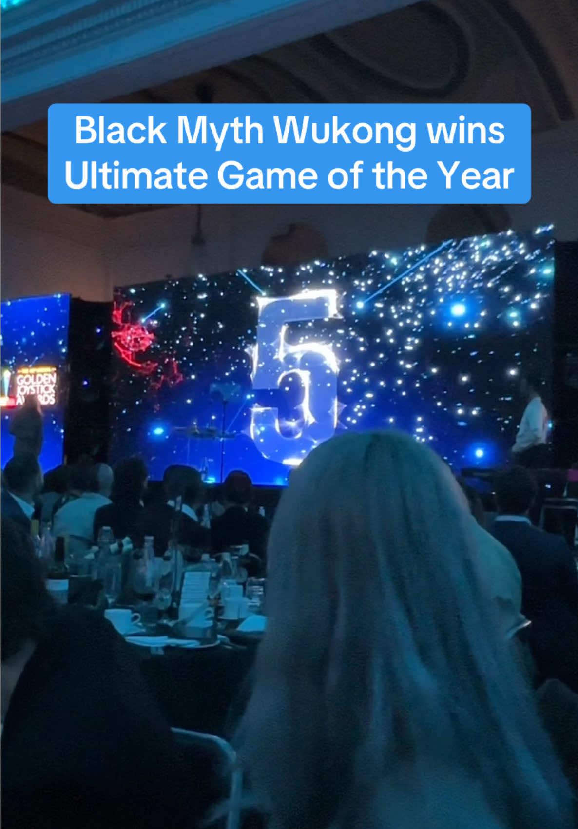 Black Myth Wukong has won the award for Ultimate Game of the Year at the Golden Joystick Awards. #blackmythwukong #gaming #gameawards #blackmyth #wukong 