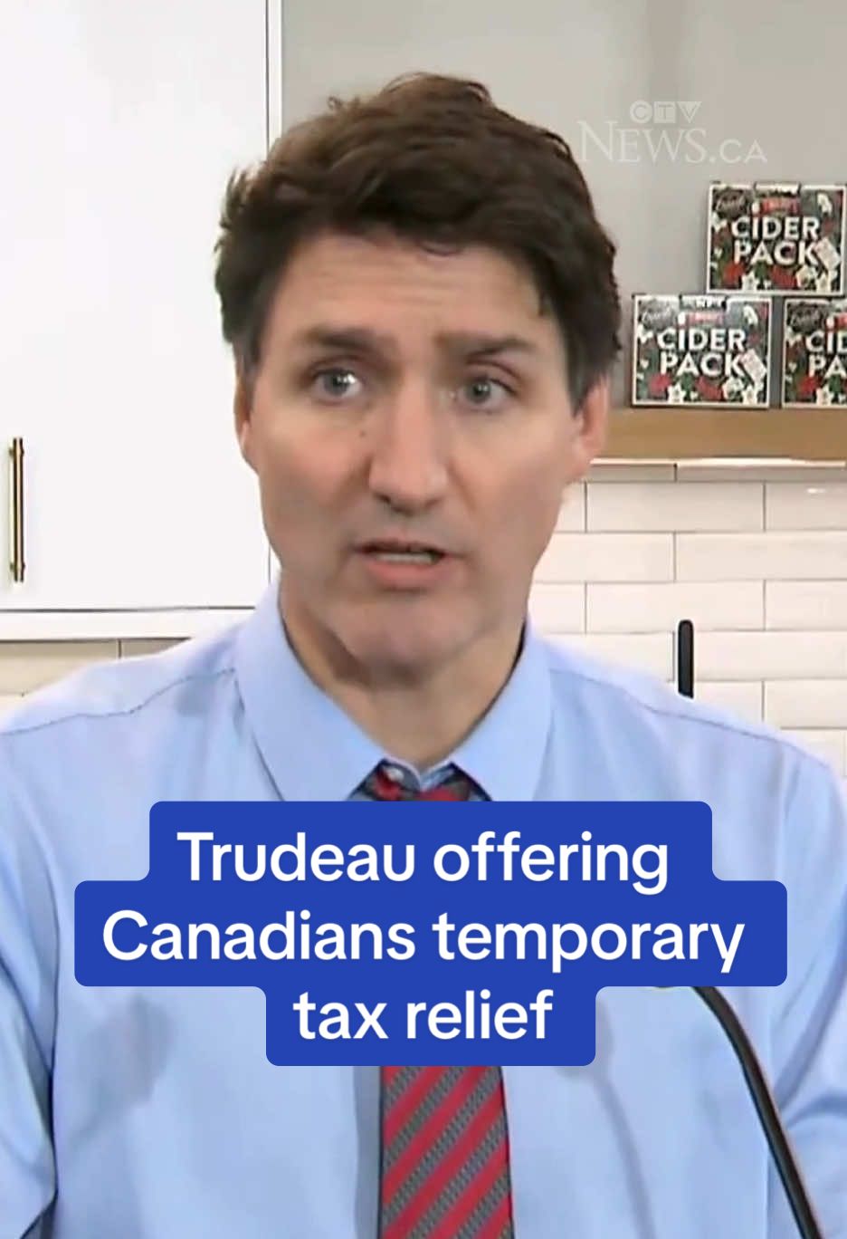 Consumers will receive a temporary tax break on essential items and common stocking stuffers heading into the holiday season, Prime Minister Justin Trudeau announced Thursday, alongside a spring $250 rebate for 18.7 million Canadians. #trudeau #canada #taxcuts #politics #ctvnews 