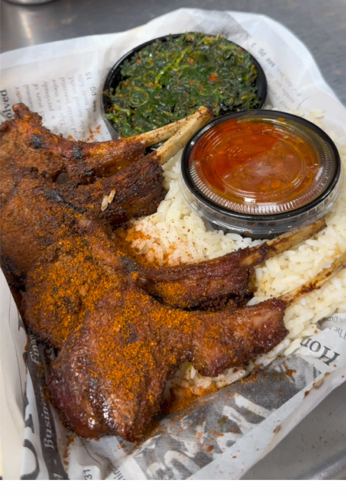 Who else is craving lamb chops?! 🙋🏾‍♀️🙋🏾‍♂️ #marylandfood #dcrestaurants #dcfoodspots #dmvfoodfinds #dmvfoodie #dmvfood #DMV #washingtondcfood #washingtondctiktok #DC #dmveats #spicekitchengrill #AfricanFood #nigerian #westafrican #washingtondc #nigerianfood 