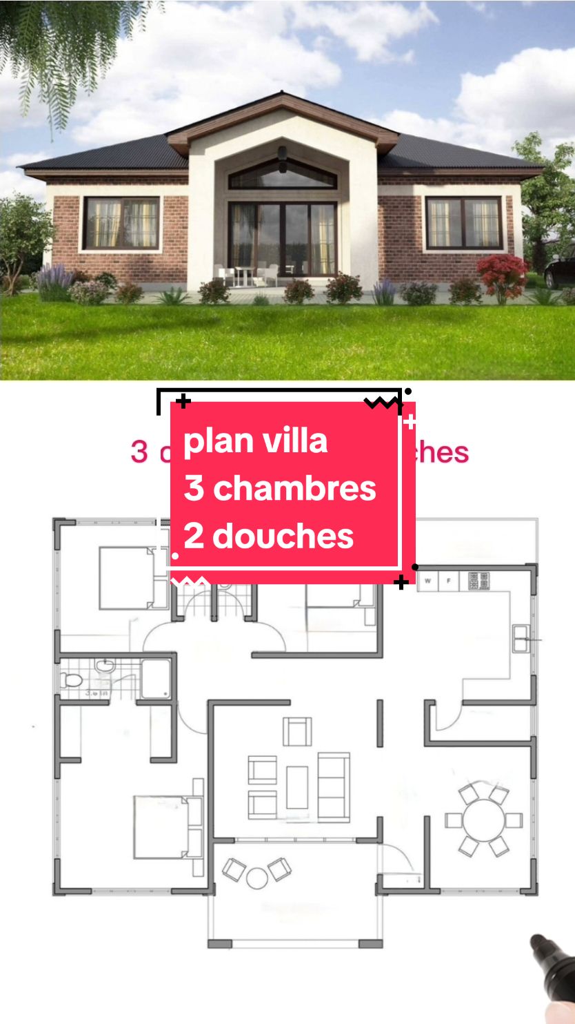 #btp #plan #houseplan #construction #cameroontiktok🇨🇲 #congo 