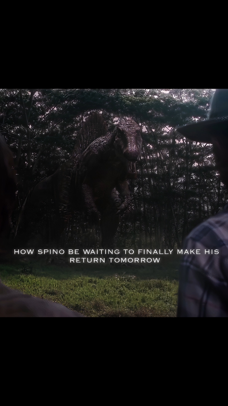 spino is back #jurassicworld #jurassicpark #fyp #4k #edit #jurassicworldrebirth 