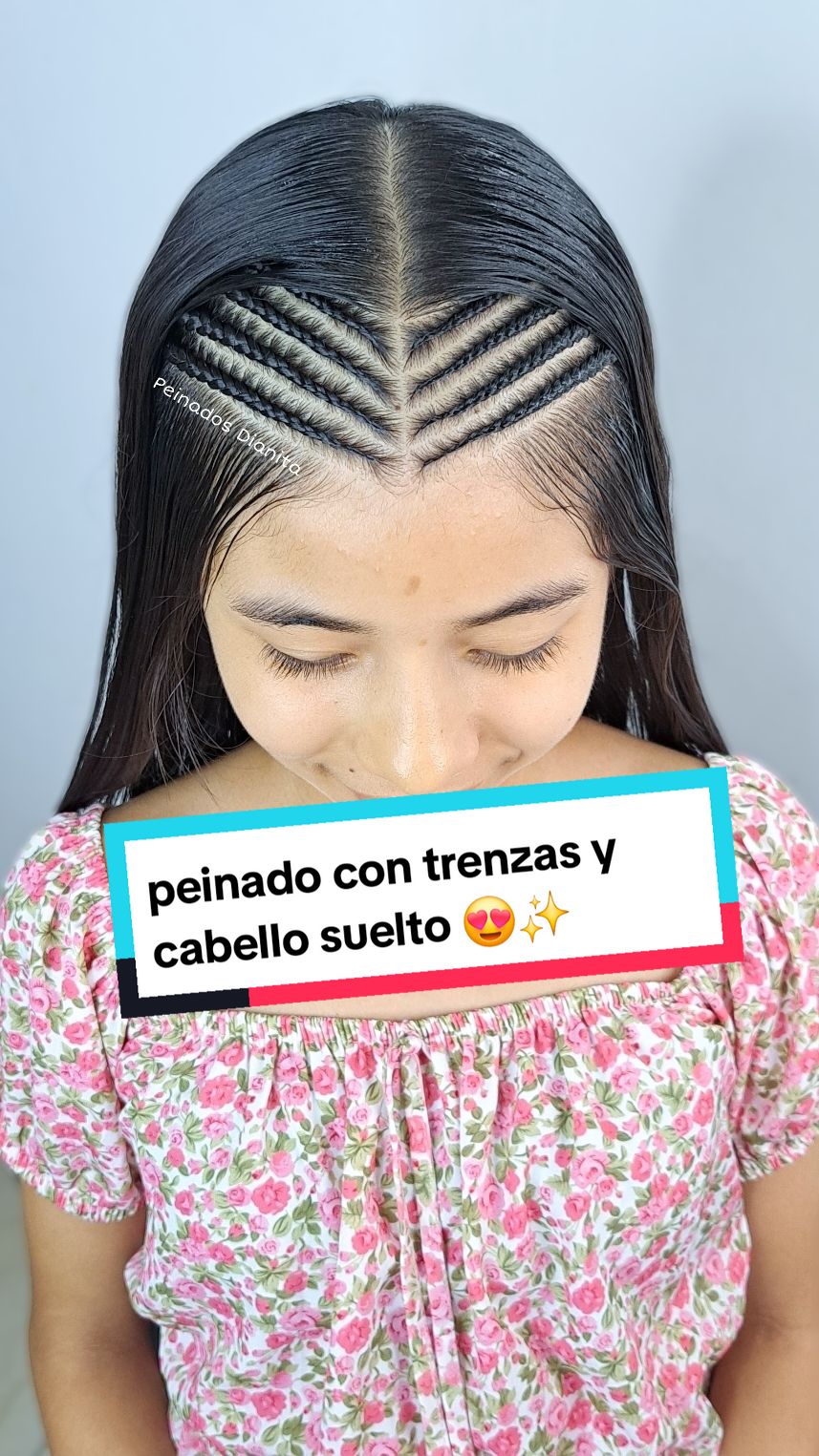 peinado con trenzas ❤😍 #trenzas #trenzasfaciles #peinado #peinados #peinadoscontrenzas #ideas #fypシ゚viral #reel #viralvideo #ideasen5minutos #girlshairstyle #peinadosparaniña #penteadosfaceis #peinadosdianita