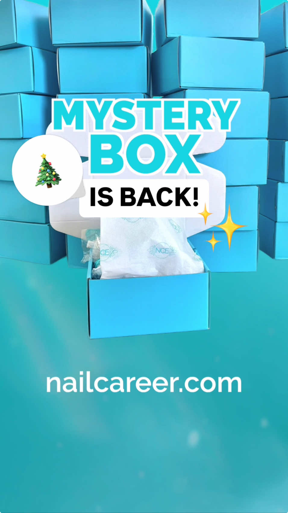 Guess what’s back?… I’d tell you what’s inside but it’s a MYSTERY! 🪄✨ This box is valued at $200 USD, but you get it for only $49 USD 🙌🏼 Gift it for the nail tech or enthusiast (or yourself!) for the holidays 🎁🎄 SHOP at nailcareer.com *while supplies last*  #nailcareereducation #nails #nailtech #diynails #nailtutorial #naildesigns #nailtok #nailsoftiktok #nails💅 #nailtechcheck #nailtechlife #nailartist #naildesign #nailinspo #beginnernailtech #acrylicnails #gelnails #fakenails #nailtechnician #nailtechstudent  Nails - Nail tech - Nail technician - Nail design - Nail education - DIY nails - Beginner nail tech - Fake nails - Nail tutorial - Acrylic nails - Gel nails - Nail tips and tricks