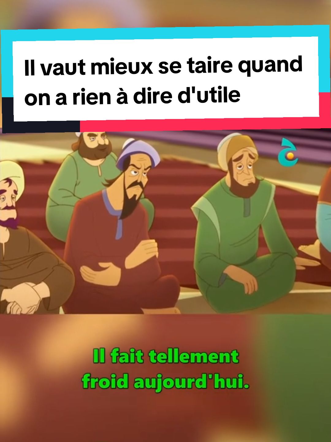 Il vaut mieux se taire quand on a rien à dire d'utile, la leçon du grand grand savant al-Mou’afa ibn Imran ad-Dawsi. Extrait de la série 