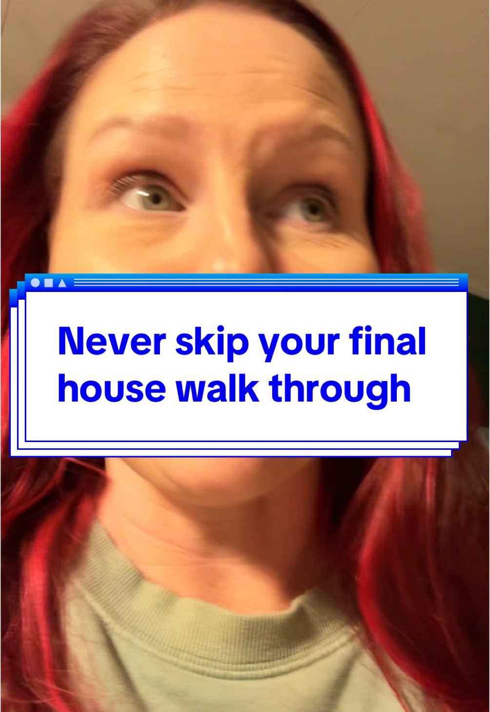 Never skip a Final House Walkthrough - Realtor Horror Stories #finalwalkthrough #homebuyingtips #homehacks  #creatorsearchinsights 