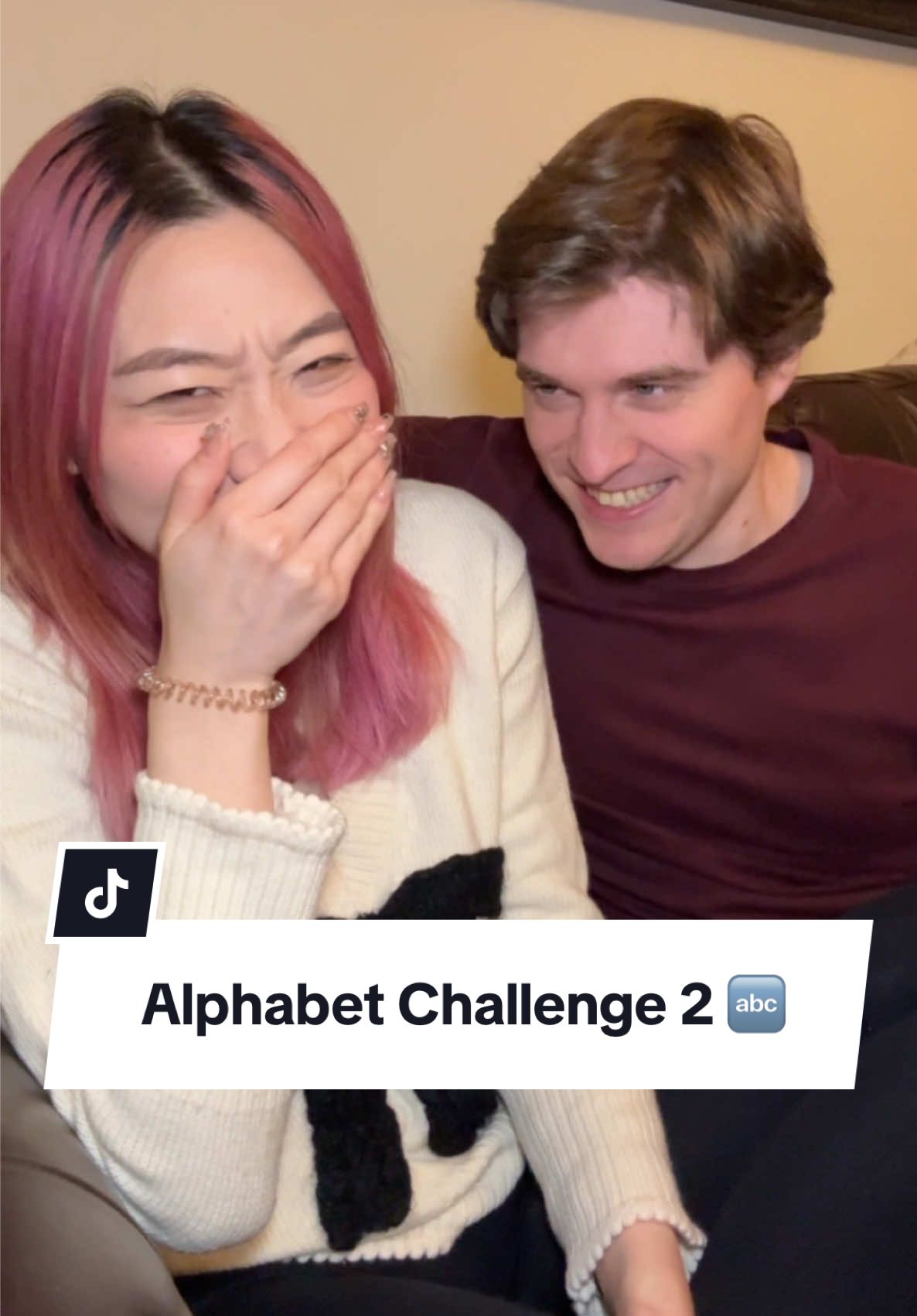 Replying to @Happy-Go-Lukey This dialogue was ridiculous 🤣 #alphabet #couplechallenge #trending #challenge #coupletok #Love #fiance #fyp