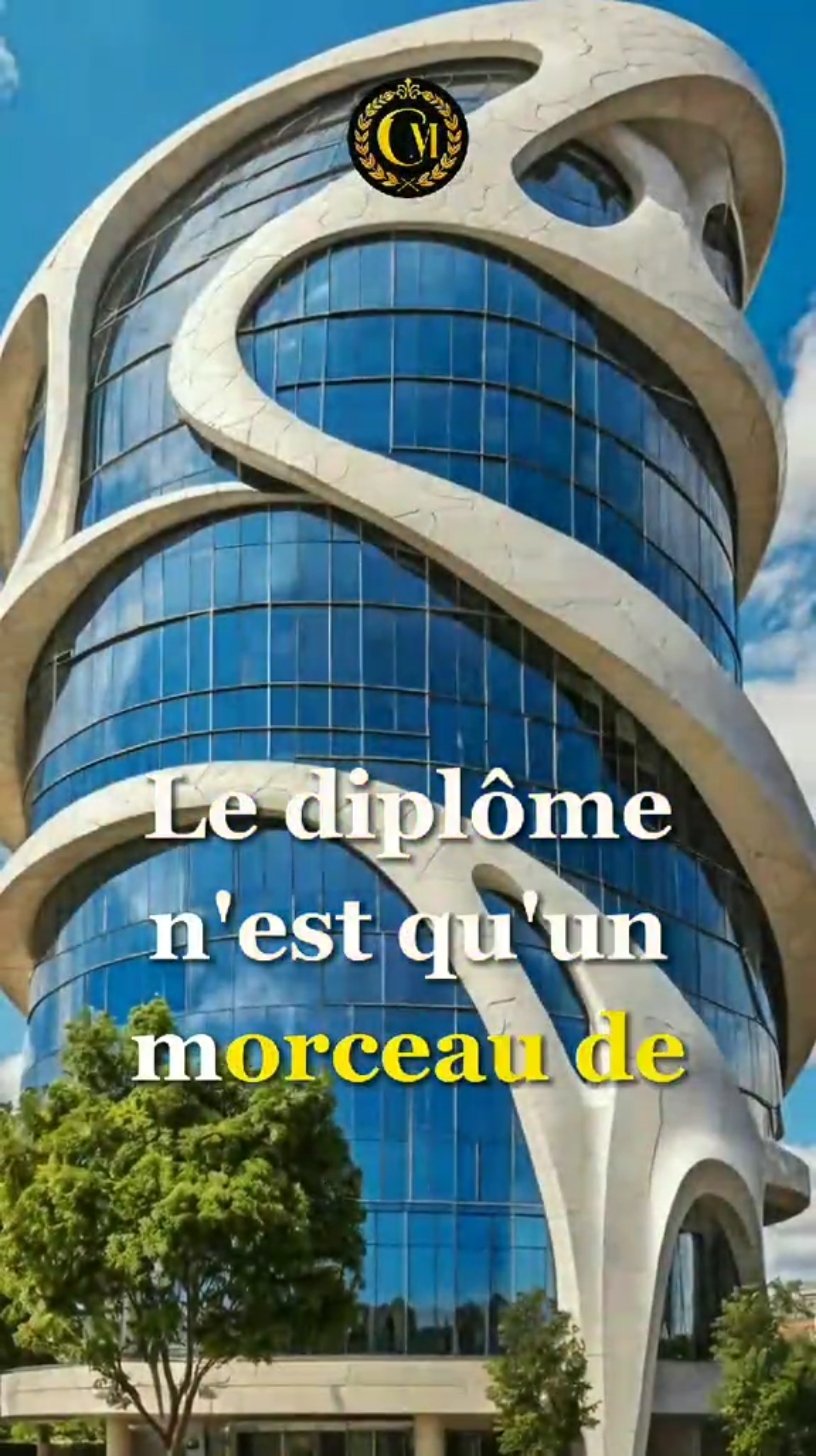 LE DIPLÔME N'EST QU'UN MORCEAU DE PAPIER. #developpementpersonnel #diplome #citation #conseil #motivation #francetiktok🇨🇵 #ia #pourtoi #france🇫🇷 