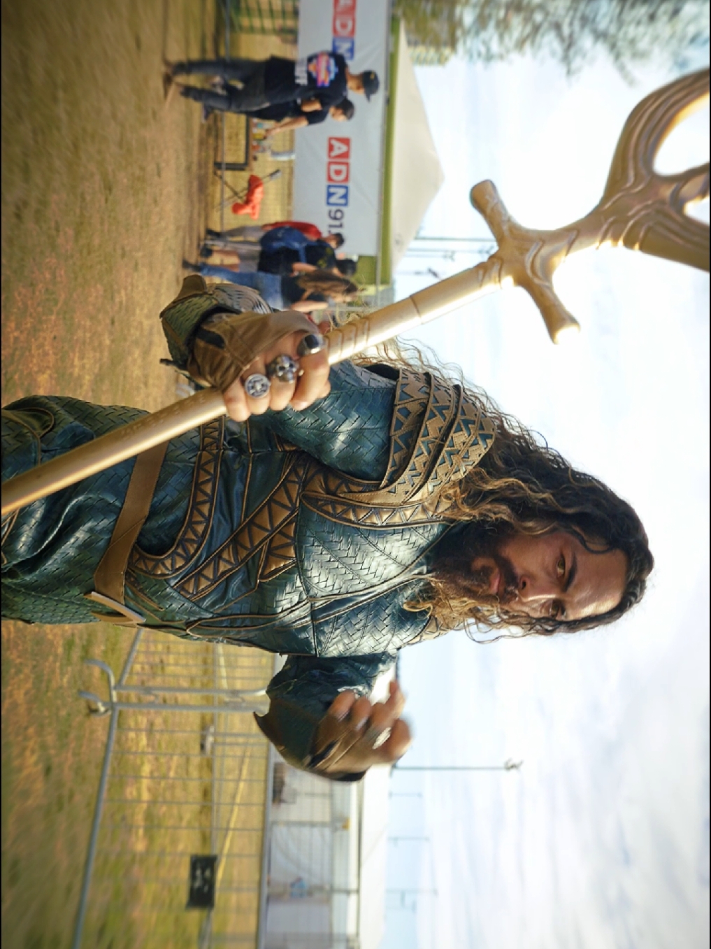 Aquaman en @Festigame 🔱🌊 #aquamanchileno #aquaman #cosplayer #cosplay #festigame #hero #dccosplay #dccomics #dc #comics #chile #streamer 