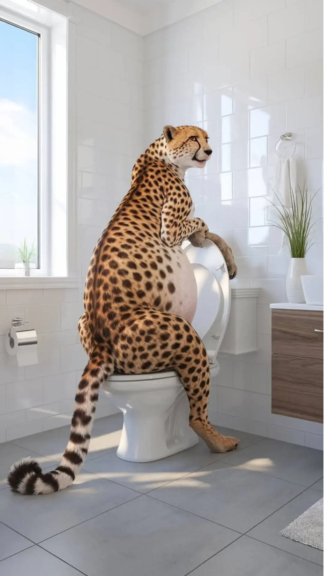 #pov #toilet #animals #viral #foryou 