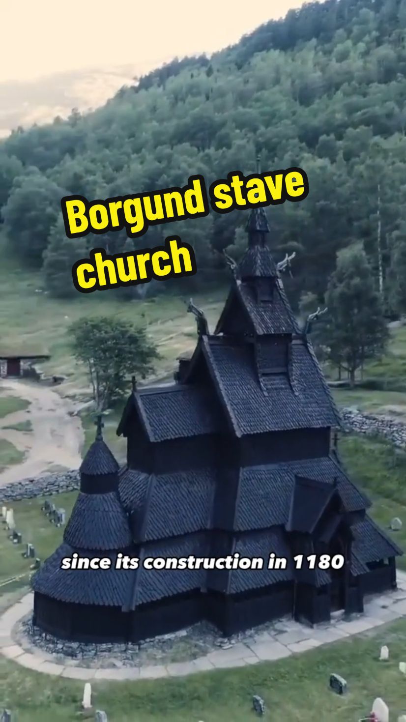 The best preserved stave church in the world : Borgund #history #borgund #church