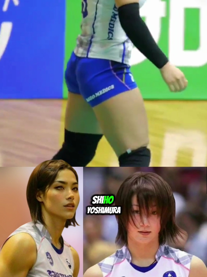 essa jogadora japonesa de VÔLEI parece que saiu da FICÇÃO #volei #atleta #shiro 