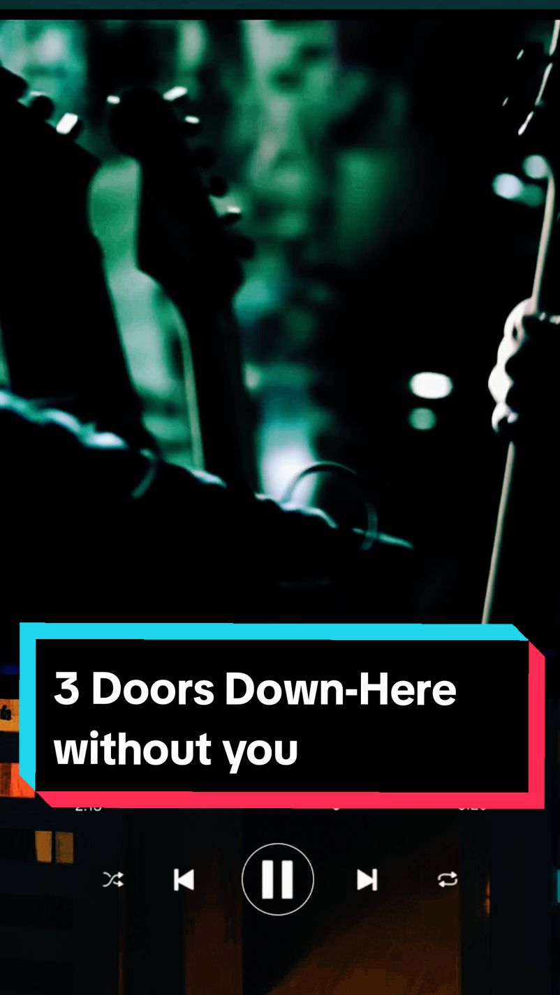 3 Doors Down-Here without you Fue publicado por las empresas discográficas Republic Records e Universal Records el 30 de junio de 2003 como el tercer sencillo de su segundo álbum de estudio Away from the Sun (2002).  #3doorsdown #3doorsdownherewithoutyou #rock #rockalternativo #baladarock #rockpop #musica #fyp #fypp #parati #letrasdecanciones #lirycs #lirycs_music #loveyou #2000smusic #2000sthrowback #mtv 